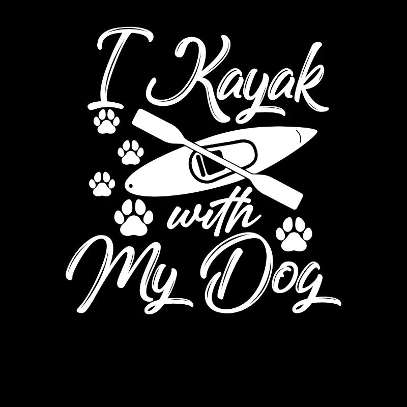 JE FAIS DU KAYAK AVEC MON CHIEN