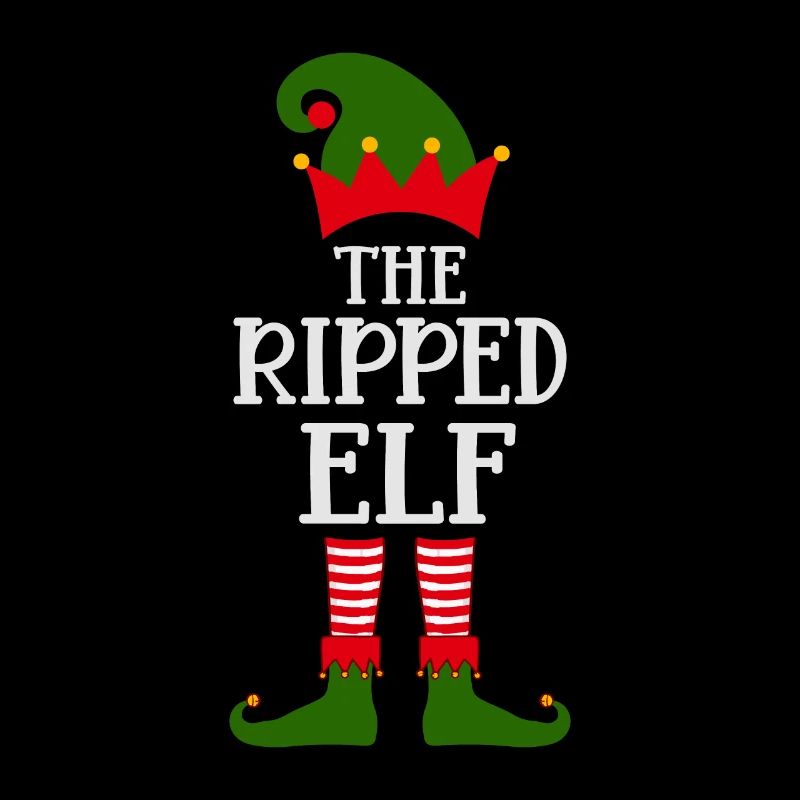 Le pull de Noël Musclé Elf Ugly