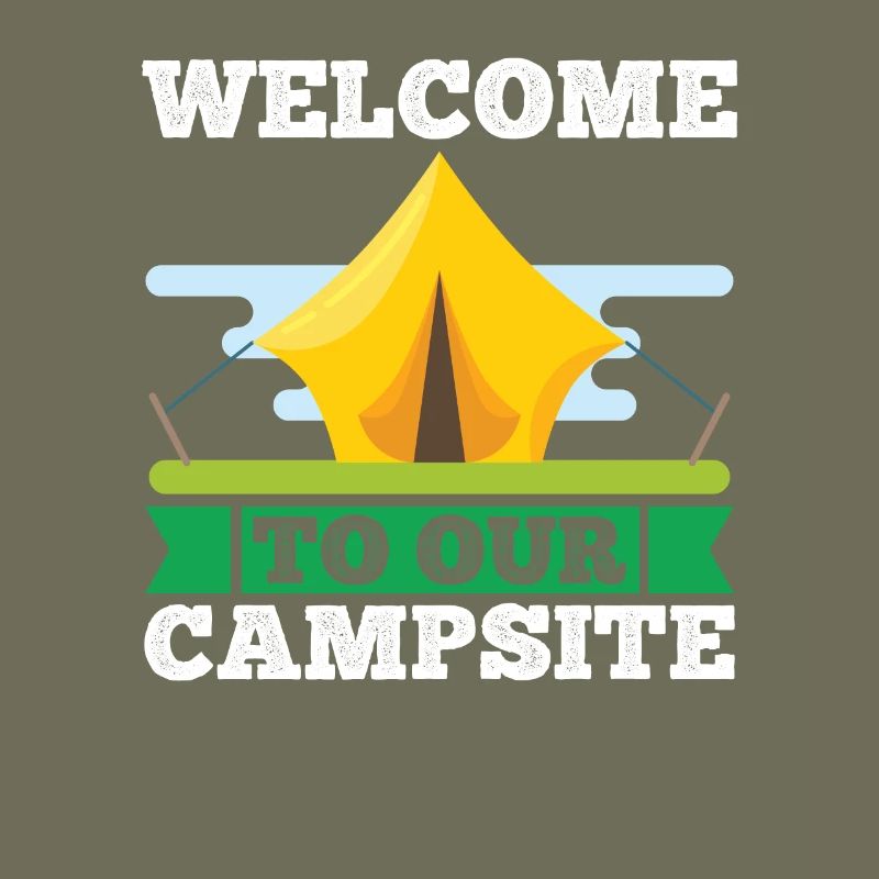 Camping Camper Nature funny saying