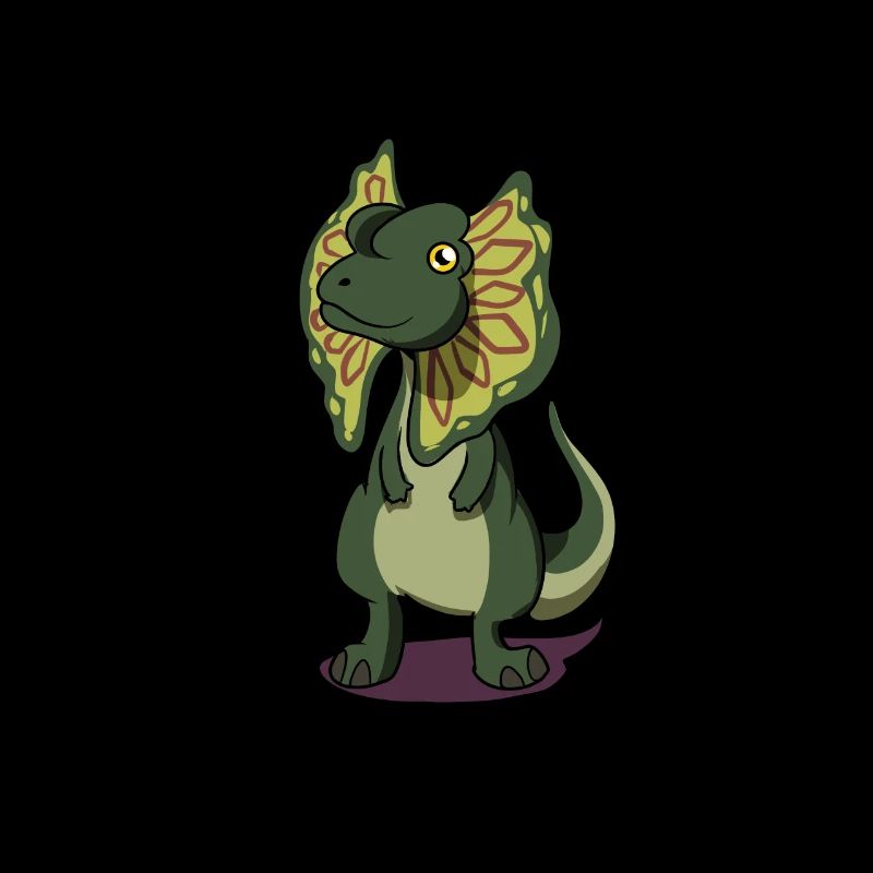 Cartoon Dilophosaurus