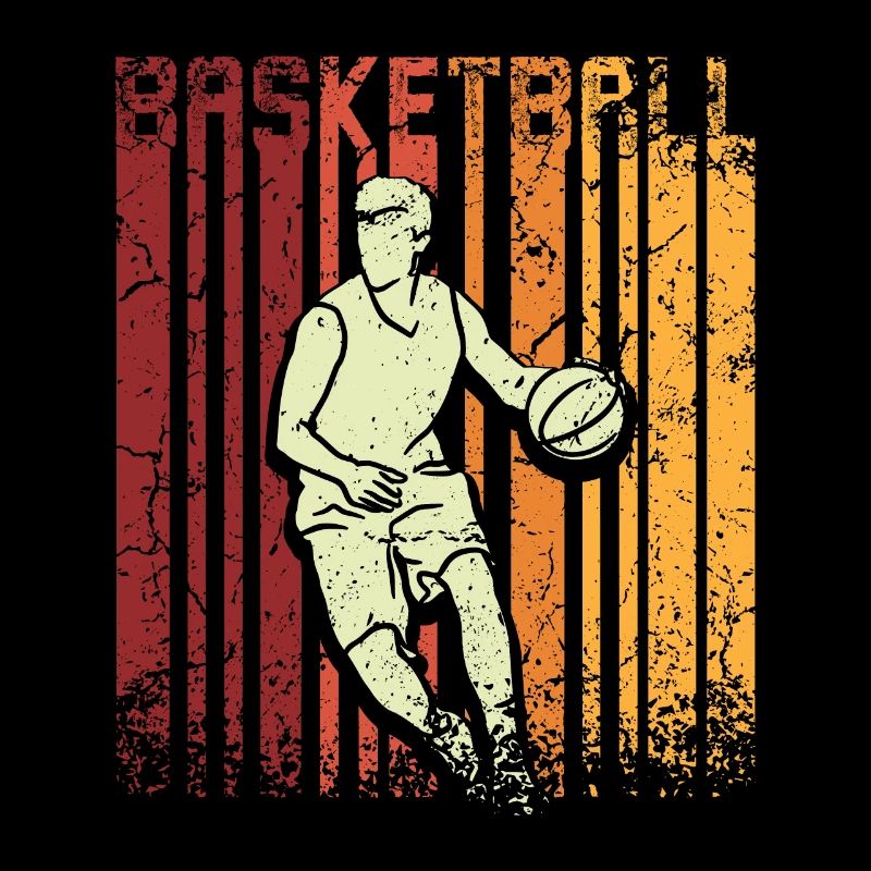 Retro Vintage Basketball Player