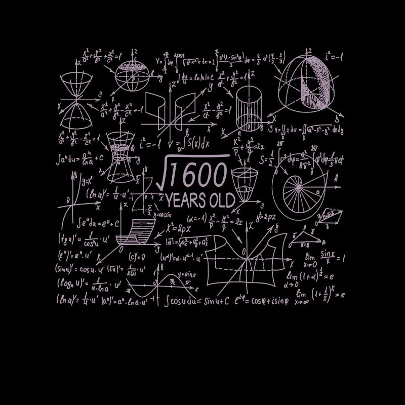 40e anniversaire pour les professeurs de mathématiques et les nerds de mathématiques