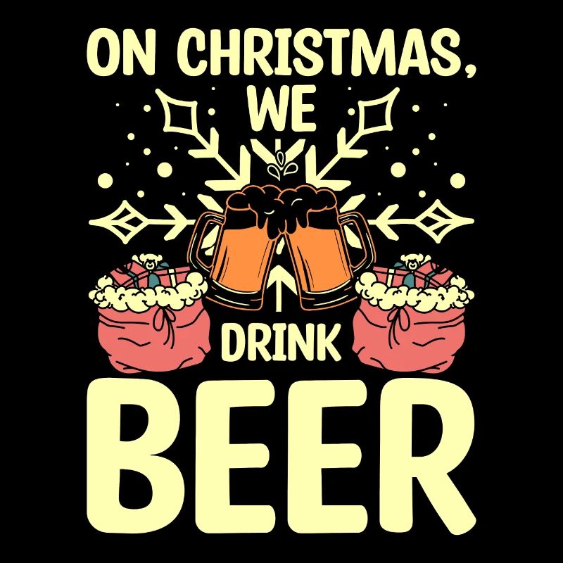 On christmas we drink beer