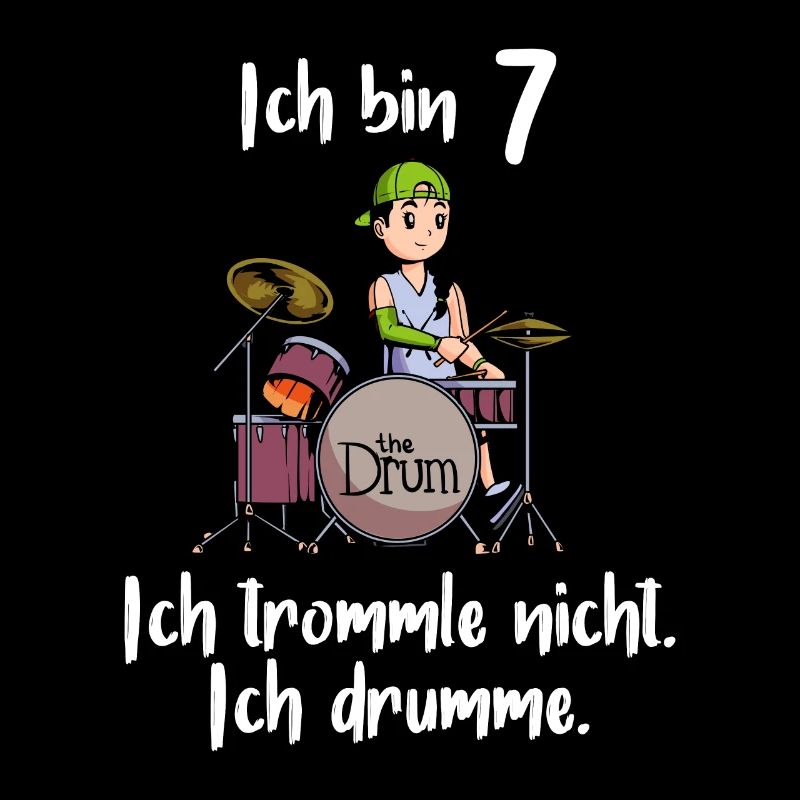 Ich bin 7 - Mädchen Schlagzeuger