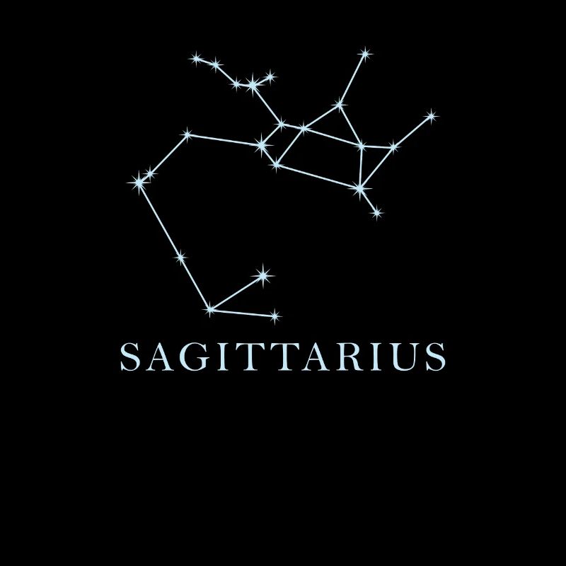 Constellation d’étoiles Signe du zodiaque Sagittaire