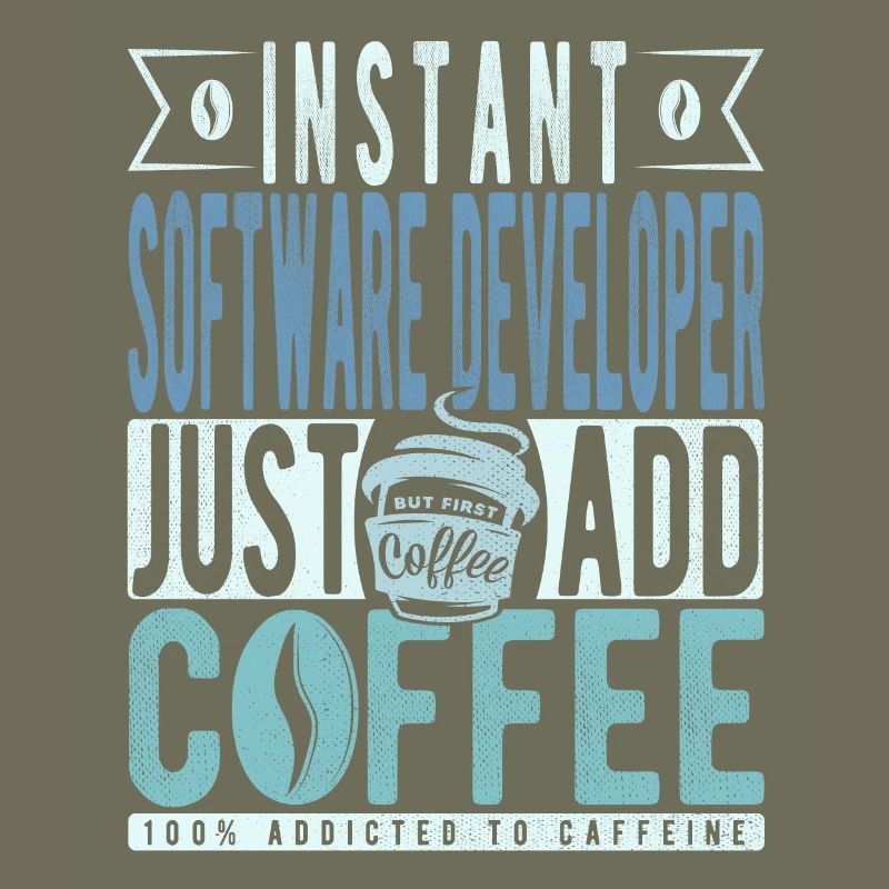Software Developer Coffee Saying