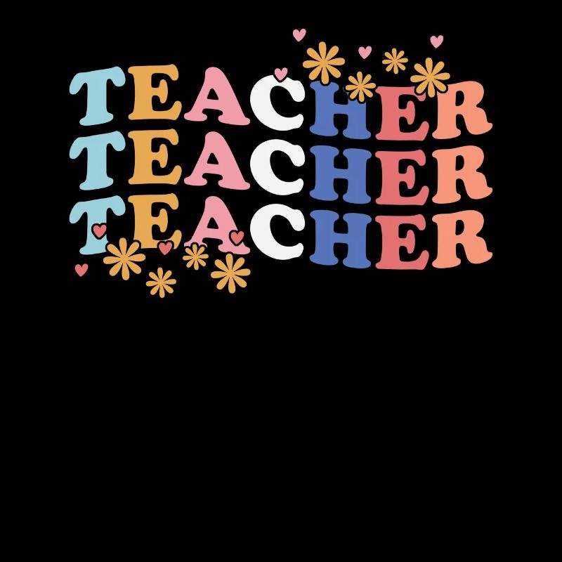 Lehrerin Geschenk mit Blumen