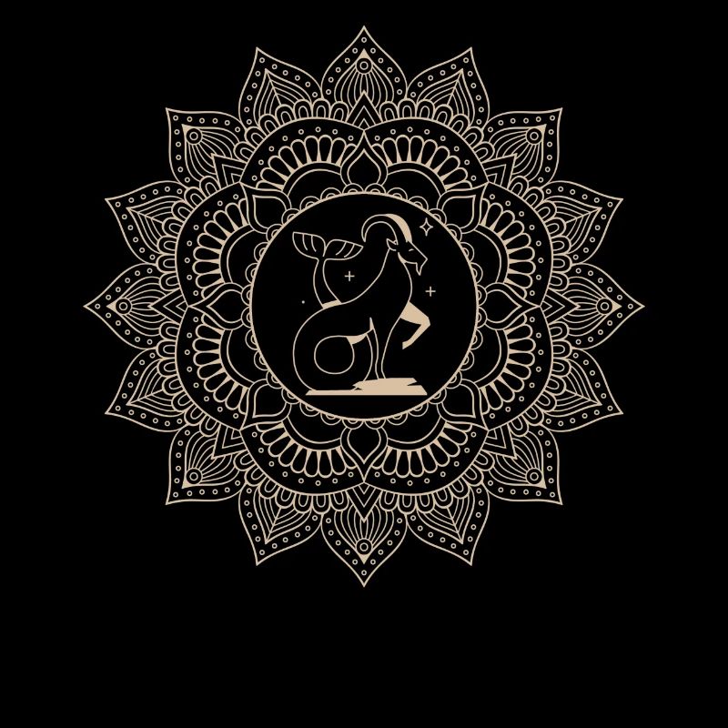 Steinbock sternzeichen Mandala