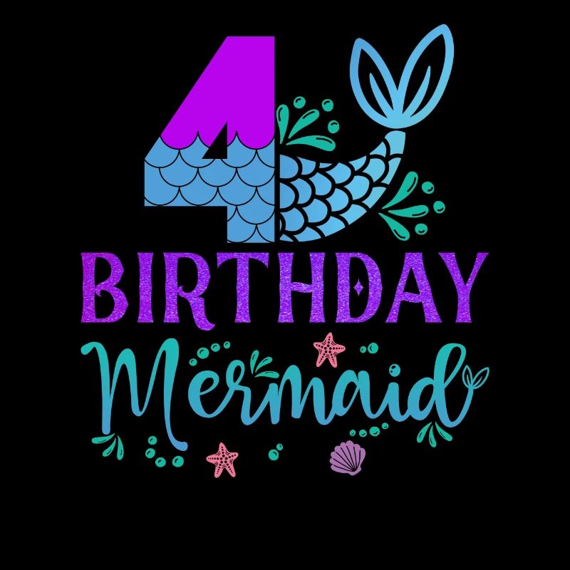 4th Birthday Mermaid