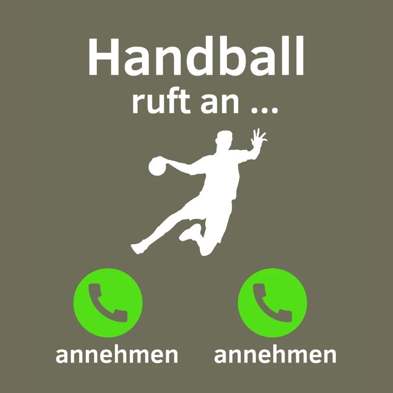 Handball ruft an - annehmen oder annehmen?