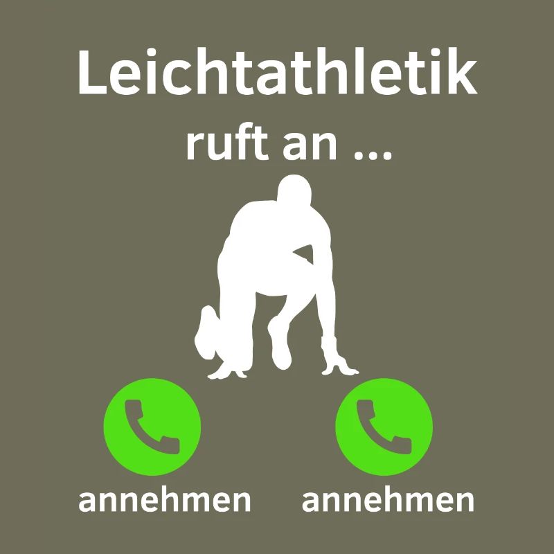 Leichtathletik ruft an - annehmen oder annehmen?