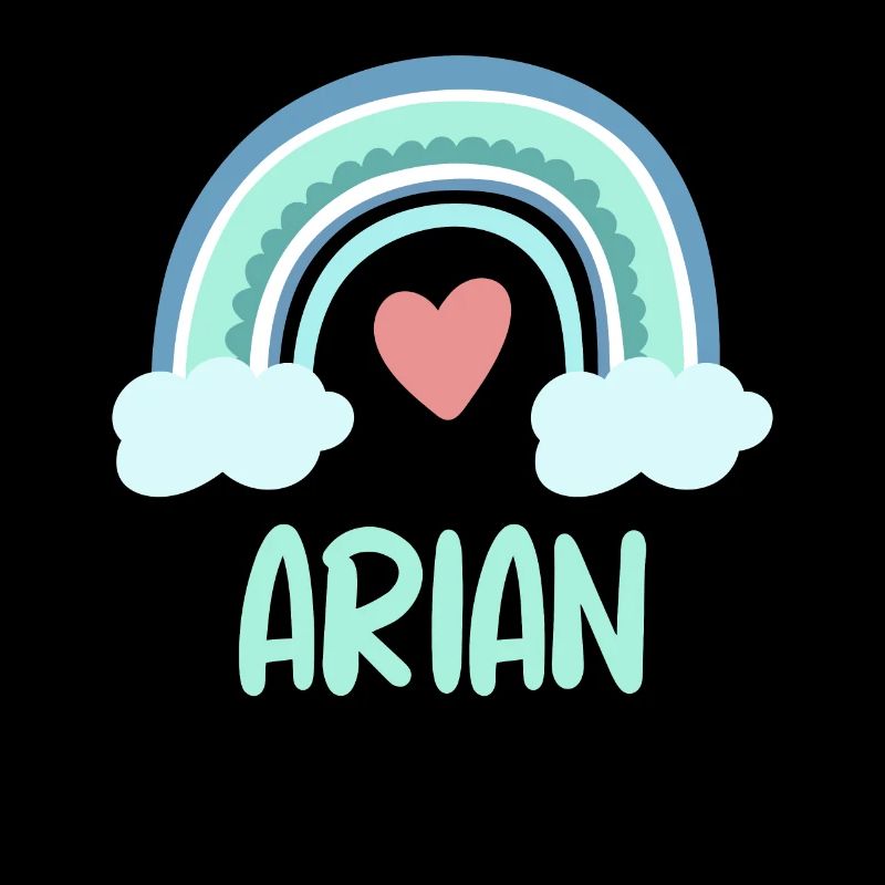 Arian Name Regenbogen Baby