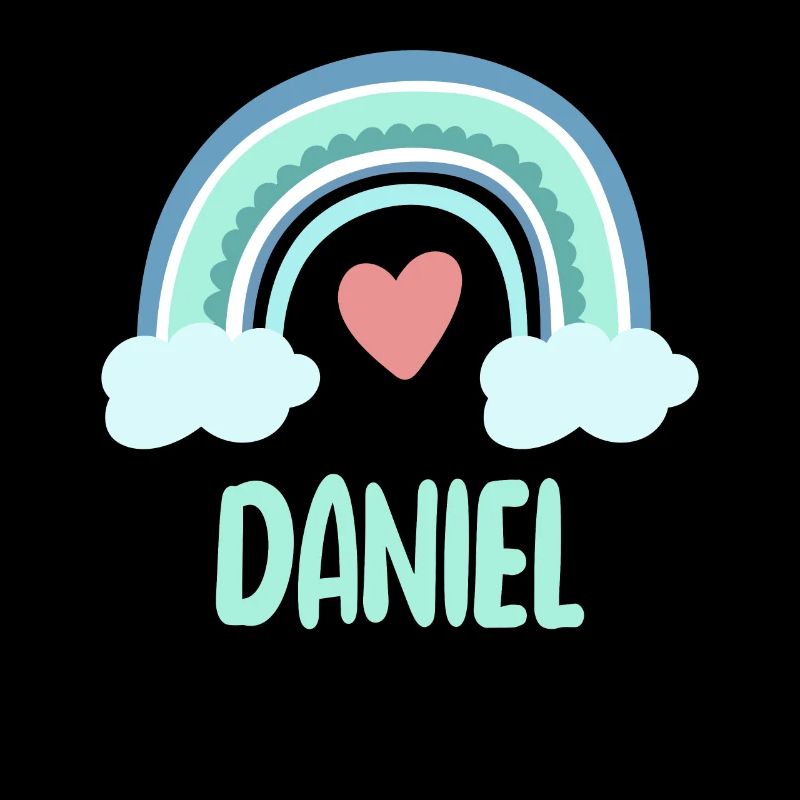 Daniel Name Regenbogen Baby