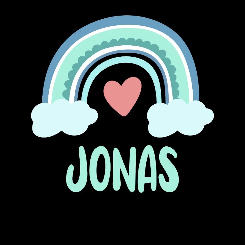 Jonas Name Regenbogen Baby