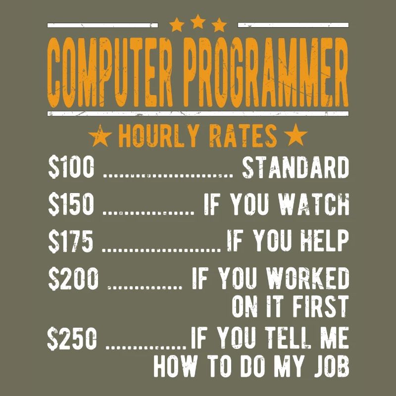 Programmeur informatique salaire horaire