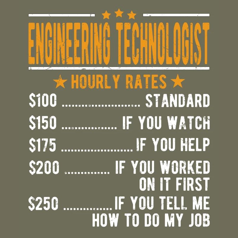 Technologue en technologie Salaire horaire