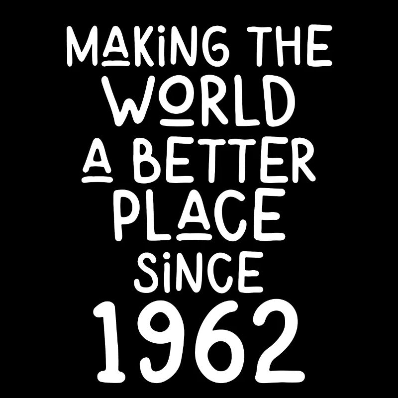 Making the World a better place since 1962