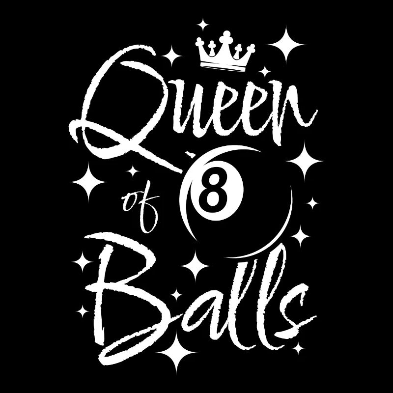Pool billard queen of 8 balls