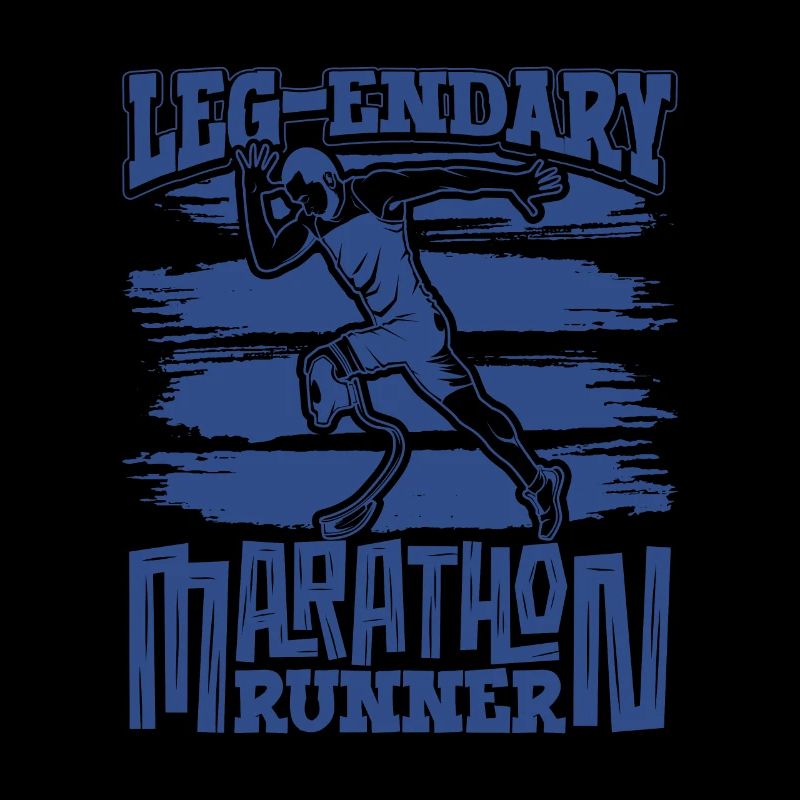 Legendärer Marathonläufer - Beinprothese
