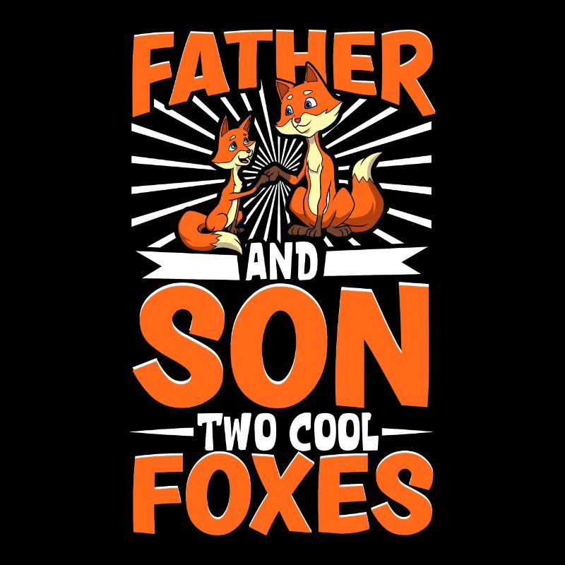Renards cool - père et fils