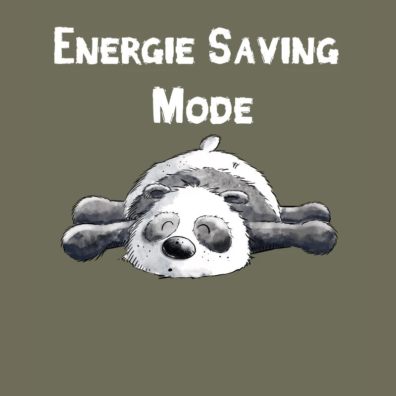 Träumender Panda Bär