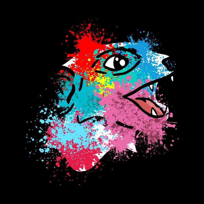 Splash Art Surikate Erdmännchen