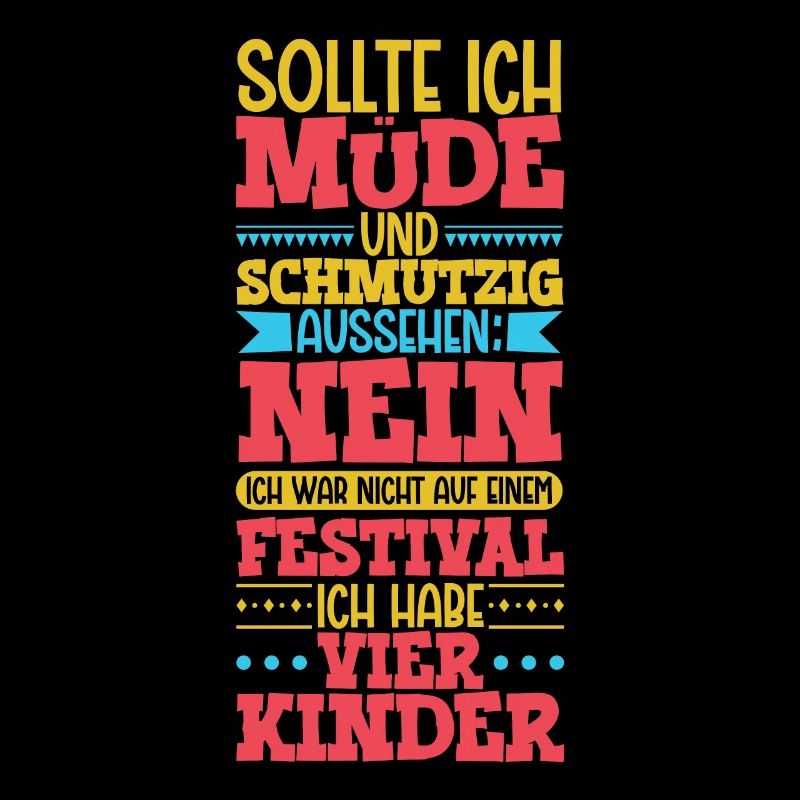 Müde und schmutzig - vier Kinder