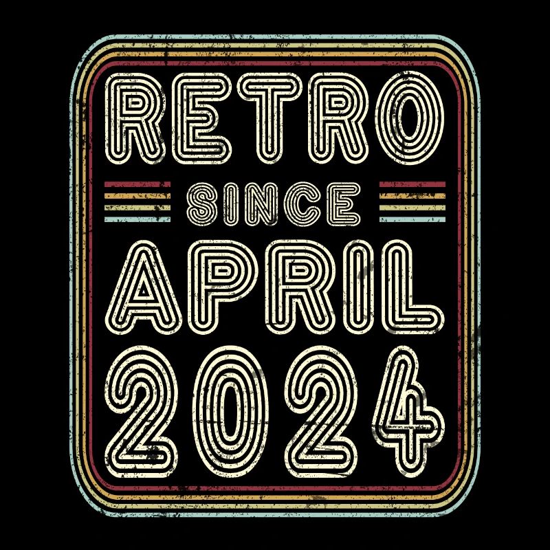 Geburtstag April 2024 Retro Geschenk