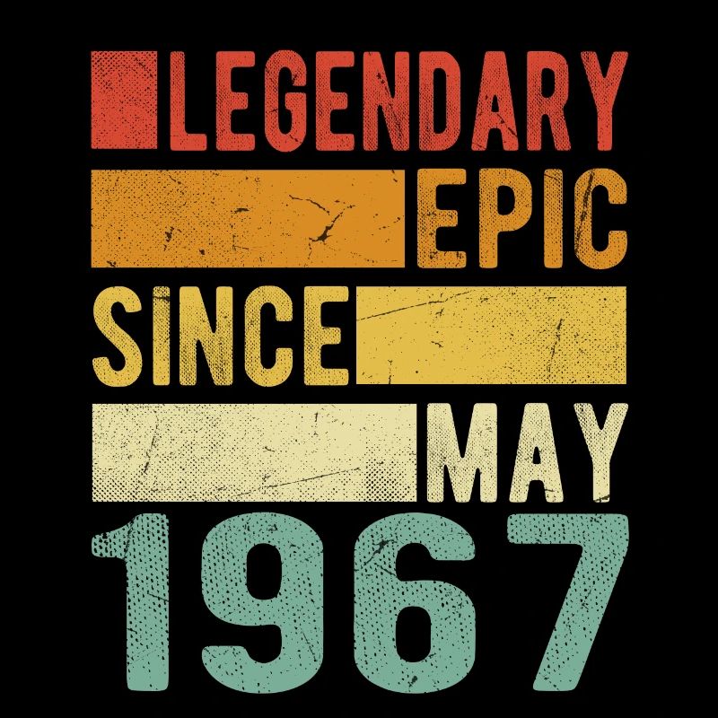 Birthday May 1967 Legendary epic
