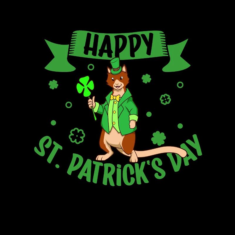 St Patrick's Kangaroo - Happy St Patrick's Day