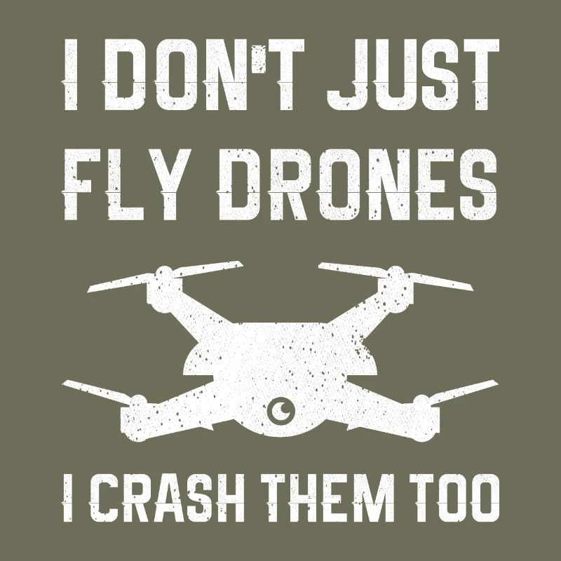 Je ne fais pas que piloter des drones, je les écrase aussi