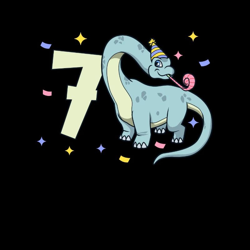 Avec Brachiosaurus - Anniversaire des enfants 7 ans