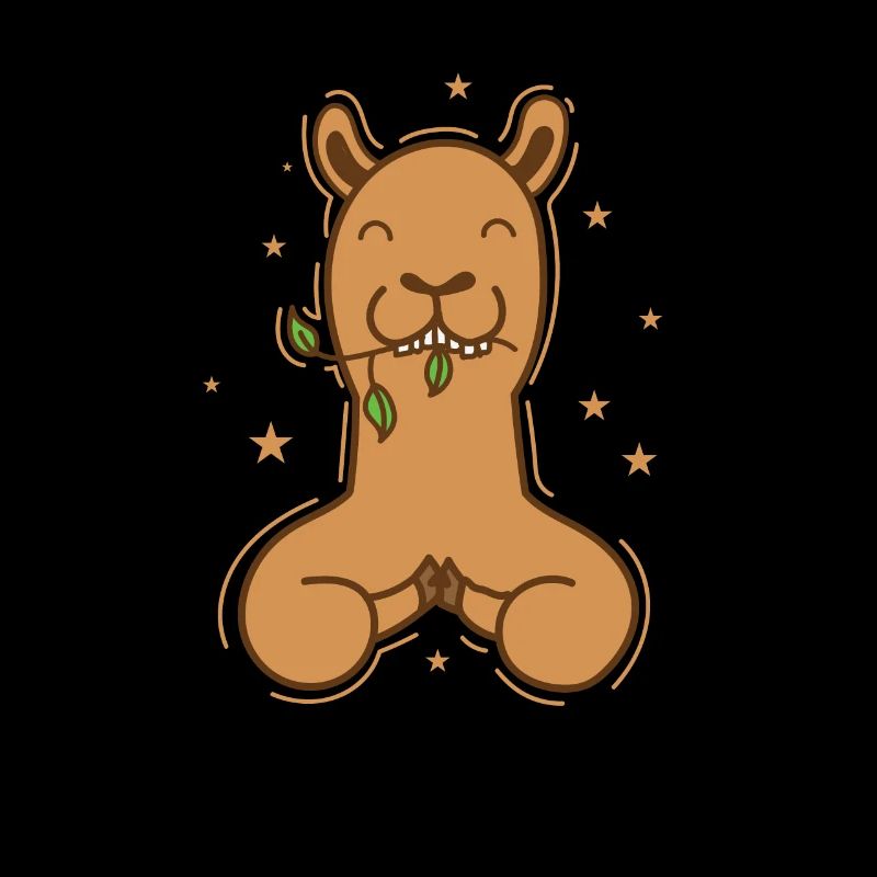 Kamel beim essen Dromedar Wüste Tier