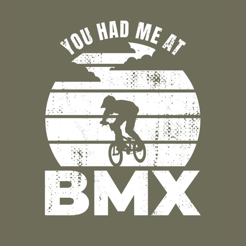 BMX Rider Slogan