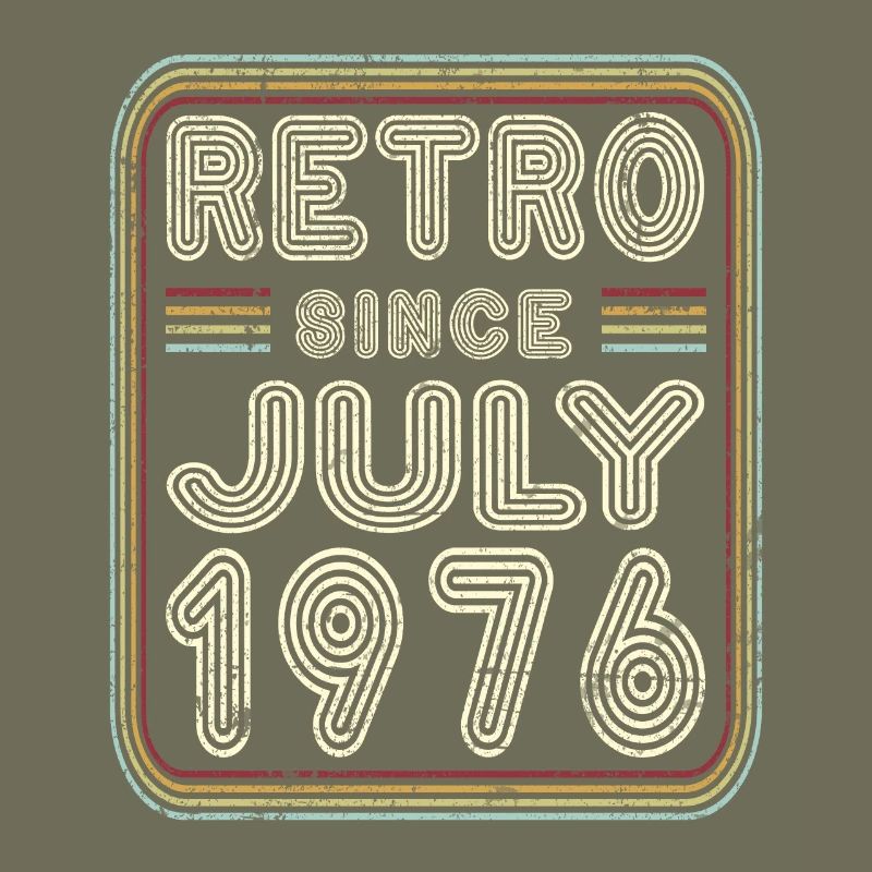 Geburtstag Juli 1976 Retro Geschenk