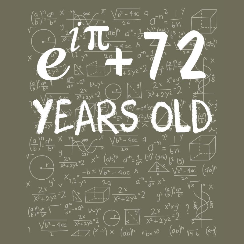 71st Birthday 71 Years Euler Identity Math Gift