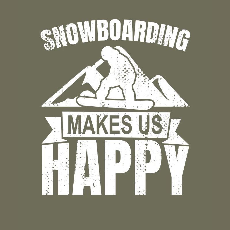 Slogan snowboard