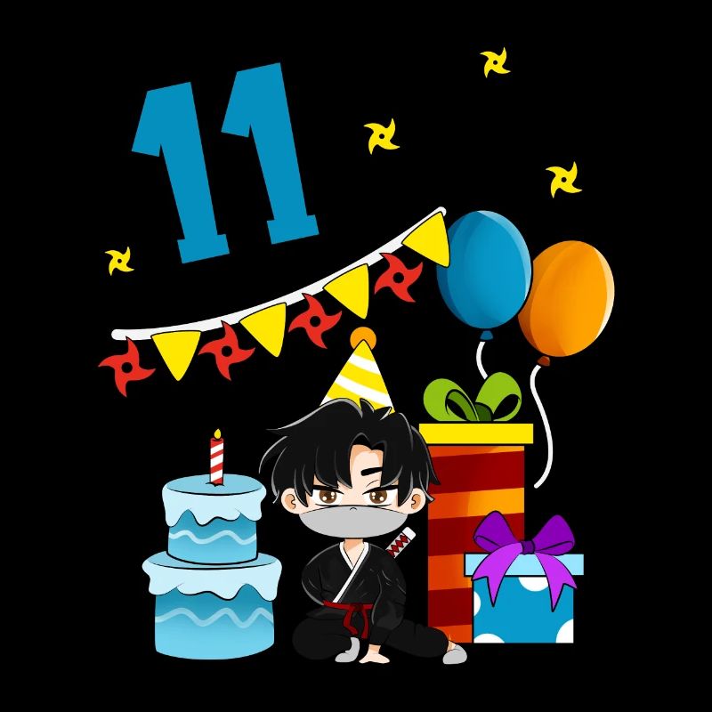 Avec Ninja - Anniversaire des garçons 11 ans