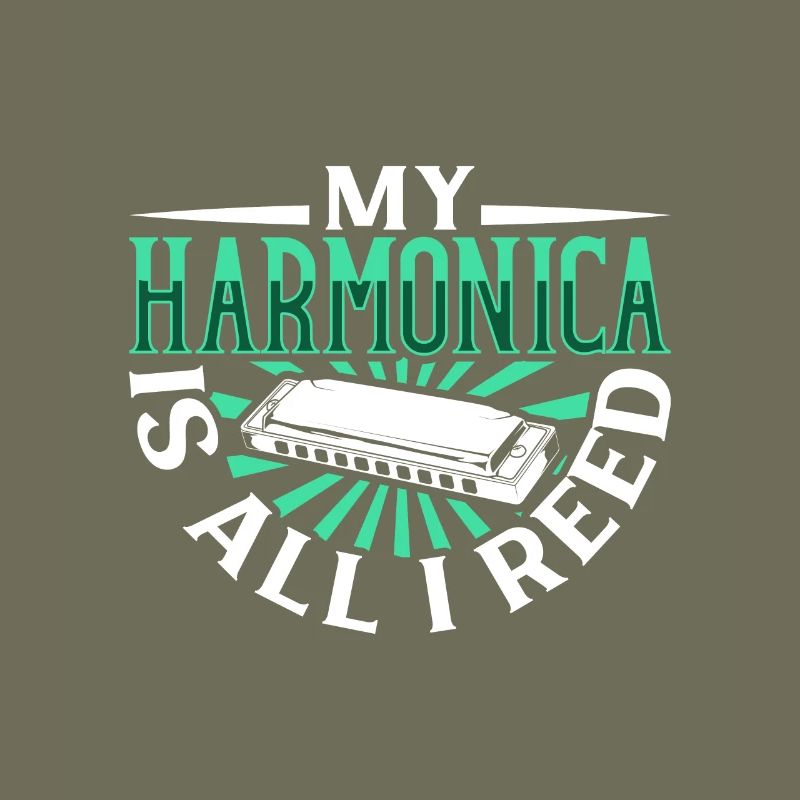 My harmonica is all I reed - Mundharmonika