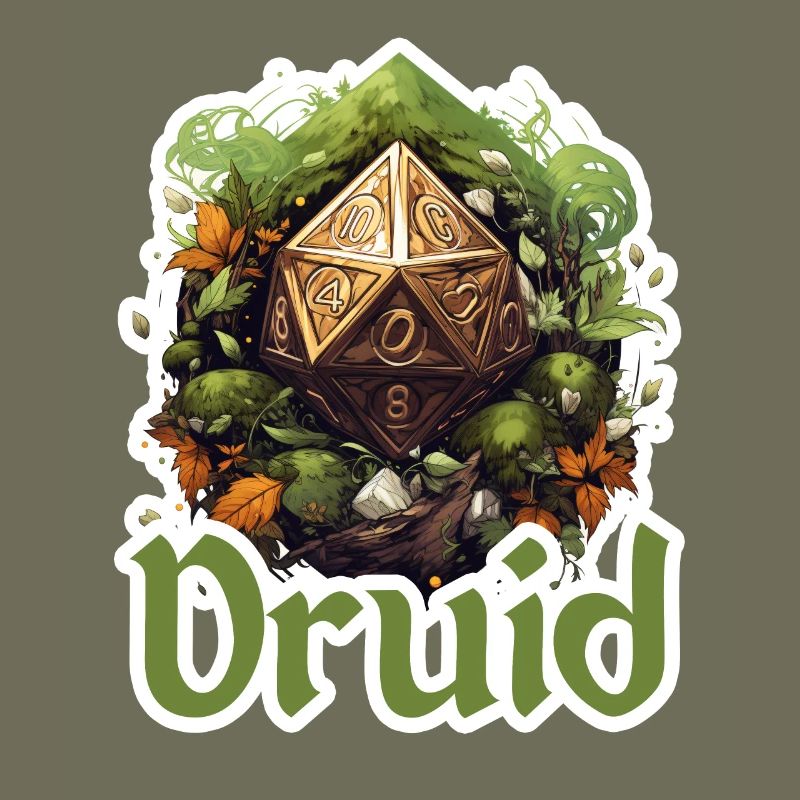 Druide mit W20 – Fantasy RPG Design