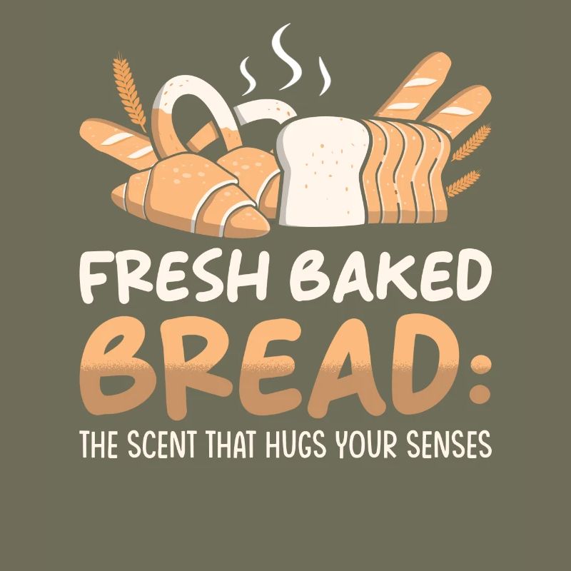 Bread lovers baker bake freshly baked bread