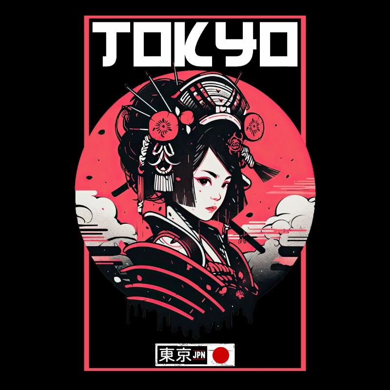 Asia 80s Japanese Retro Samurai Samurai
