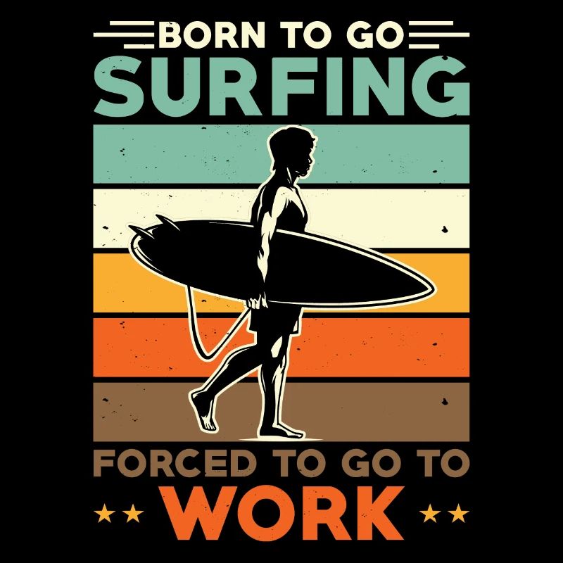 Surfen Surfer Surfbrett Spruch