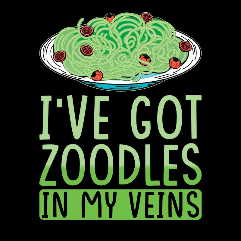 Zoodles Zucchini Pasta Spruch