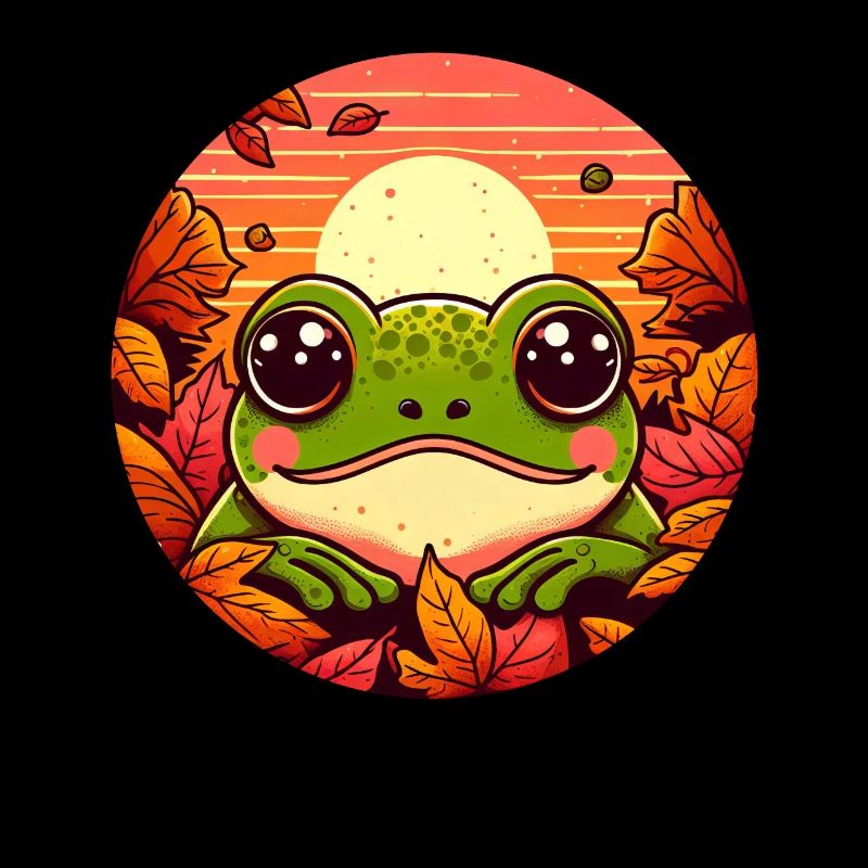 Sloth Foliage Round Sunset