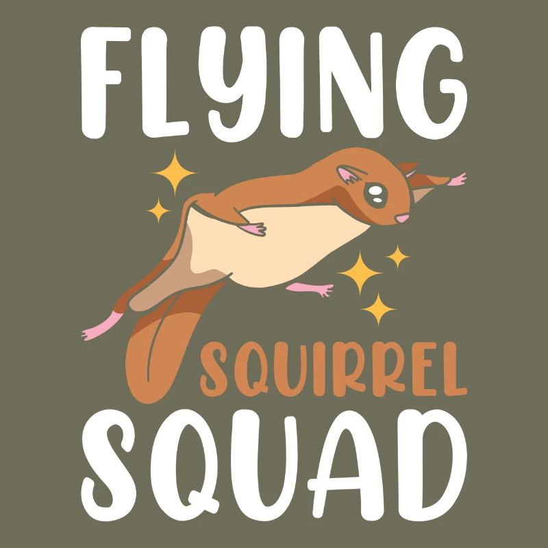 Fliegende Eichhörnchen-Truppe