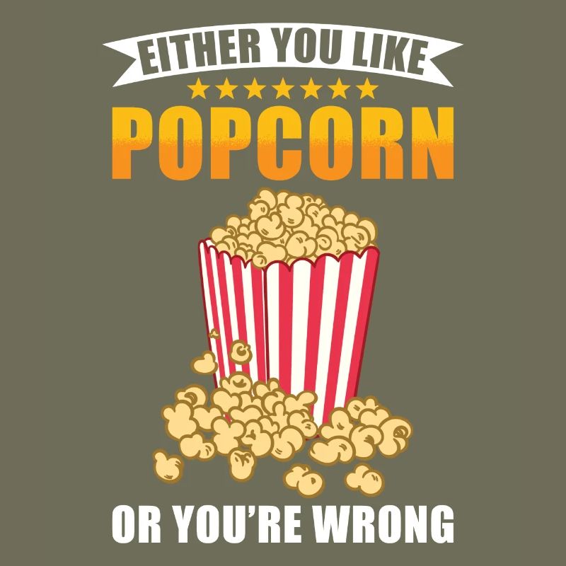 Popcorn Lover Gift Funny Popcorn