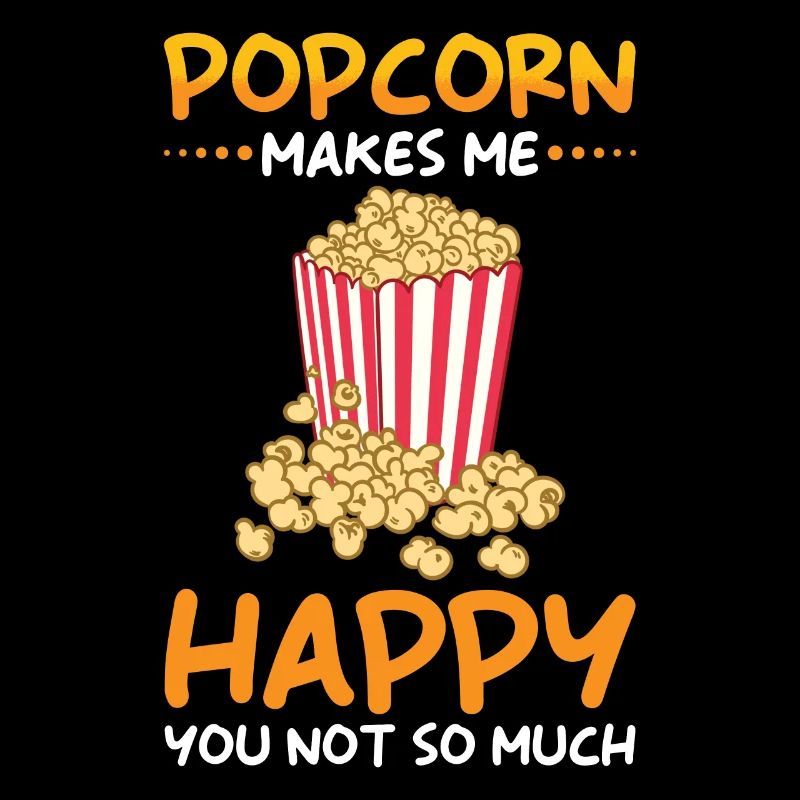 Popcorn Lover Gift Funny Popcorn