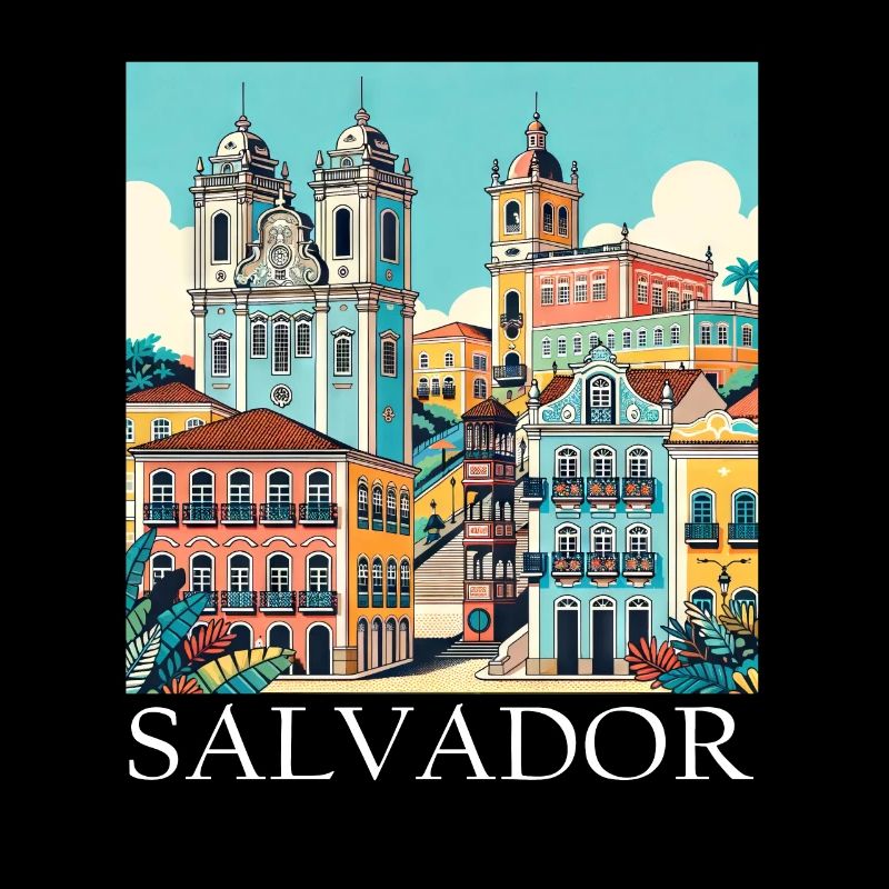 Salvador, Brésil, Architecture coloniale