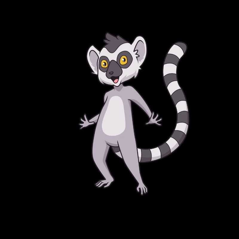 Kawaii Ring-tailed lemur